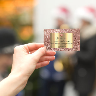 Cartão De Visita Obrigado PARA COMPRAR O Logotipo De Código De Des