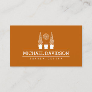 Cartão De Visita Obscuridade ajardinando do jardineiro do trio do