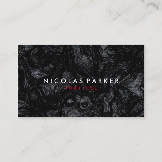 Cartão De Visita Obsidiana (Frente)