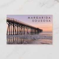 Ocean Beach Pier Sunset Fotografia Viagem Turismo