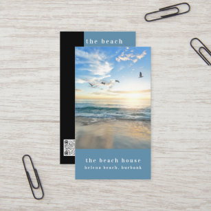 Cartão De Visita Ocean Photo Beach convidado House