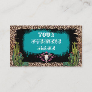 Cartão de visita Ocidental Personalizado