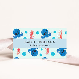 Cartão De Visita Octopus Pirata, Água-viva Pirata, Centro de Ativid