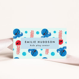 Cartão De Visita Octopus Pirata, Água-viva Pirata, Centro de Ativid