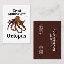 Octopus Tentags Multitasker Sea Criaturas Engraçad