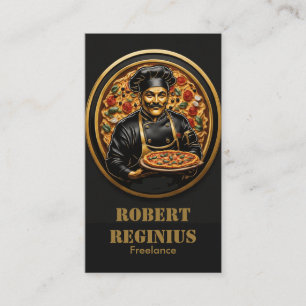 Cartão De Visita Odontologia Culinária: Pizza Chef Capunk 2980
