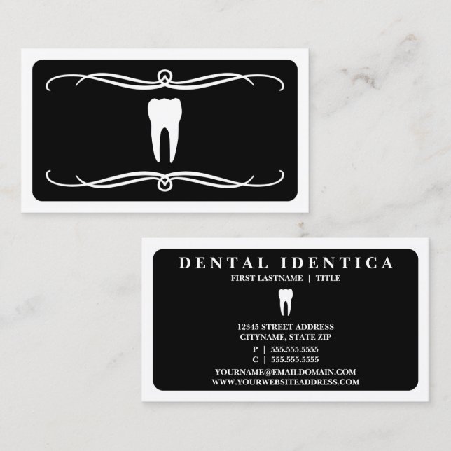 Cartão De Visita odontologia moderna (Frente/Verso)