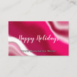 Cartão De Visita Oferta de promoção de negócios de feriados felizes