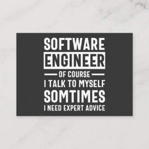 Cartão De Visita Oferta engraçada de Engenheiro de software de prog