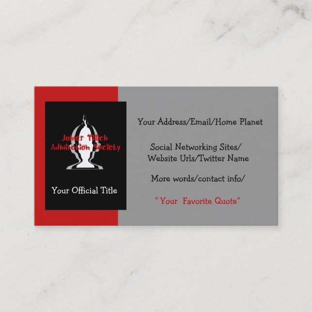 Cartão De Visita Oficialmente seu (Frente)