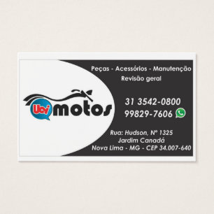 Cartão de Visita Oficina de Motos