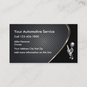 Cartão De Visita Oficina de Reparo Automotivo