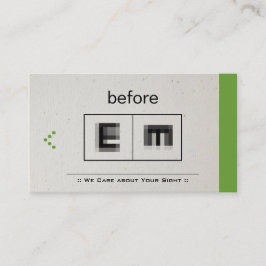 Cartão De Visita Oftalmologista Otometria