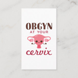 Cartão De Visita OGBYN No Seu Cervix