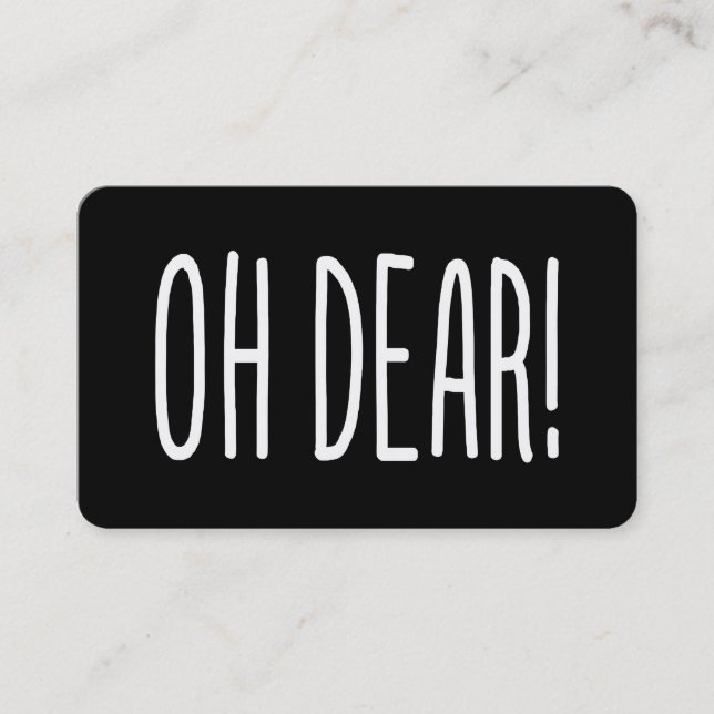 CARTÃO DE VISITA OH DEAR! (Frente)