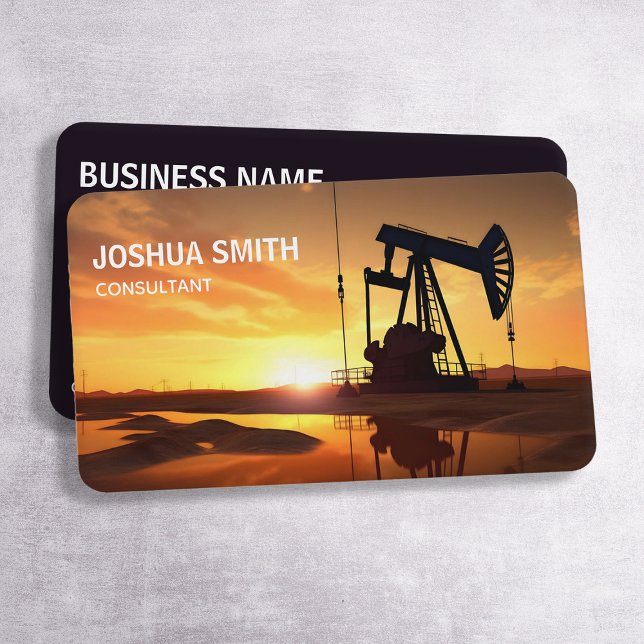 Cartão De Visita Oilfield (Oilfield Business Cards)