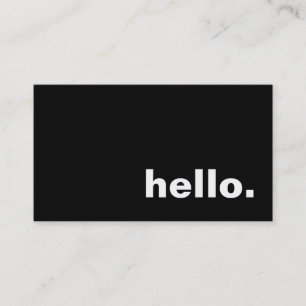 Cartão De Visita olá!