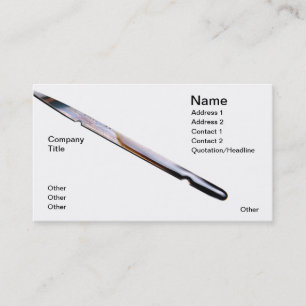 Cartão De Visita Óleo de motor