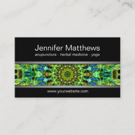Cartão De Visita Olhando sobre você a mandala