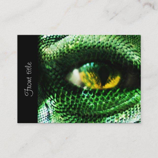 Cartão De Visita Olho de...? (Frente)