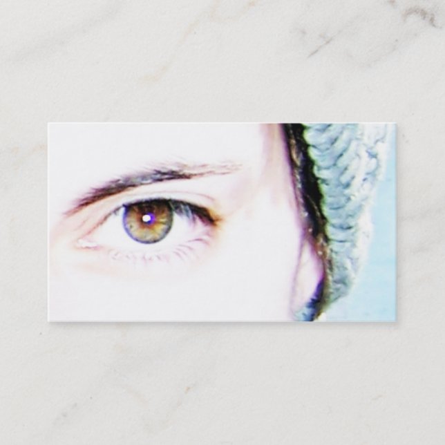 Cartão De Visita olho esquerdo (Frente)