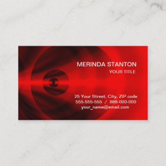 Cartão De Visita Olho vermelho