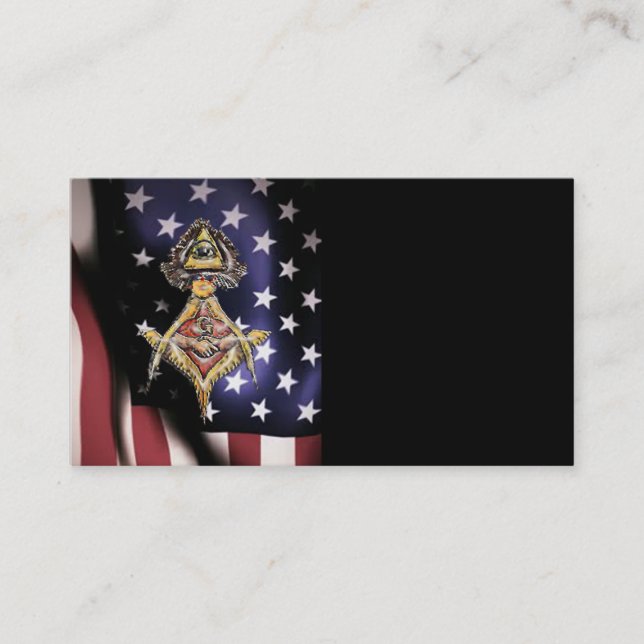 Cartão De Visita Olhos Masônicos (Frente)