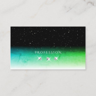 Cartão De Visita Olhos Pegando Jovens Pretas, Brancas e Monogramas 