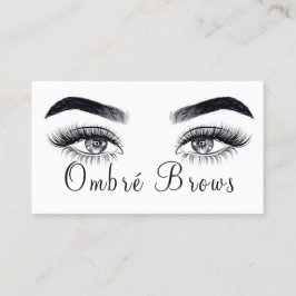 Cartão De Visita Ombre Brows e cílios
