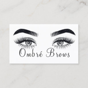 Cartão De Visita Ombre Brows e cílios