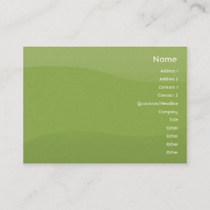 Cartão De Visita Ondas de Foamgreen - carnudos