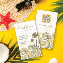 Ondas Tropicais Hibisco Praia Verão Palmeiras
