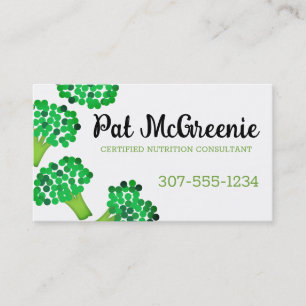 Cartão De Visita ônibus de jardinagem de jantar saudável vegetal