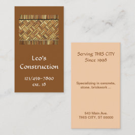 Cartão De Visita Ônibus. Placa - Elemento do bloco