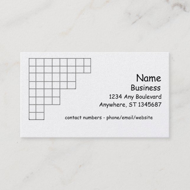 Cartão De Visita Ônibus. Placa - Grade do Canto (Frente)