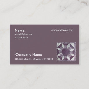 Cartão De Visita Ônibus. Placa - Padrão de inclinação roxa