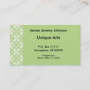 Cartão De Visita Ônibus. Placa - Três Azulejos de diamante