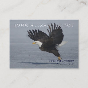 Cartão De Visita Onithologist - professor da ornitologia - frente e