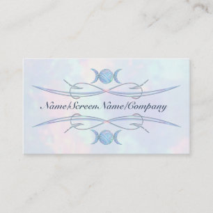 Cartão De Visita Opal triplo da lua