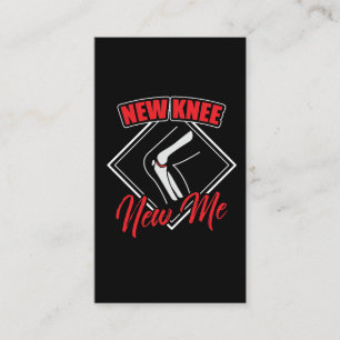 Cartão De Visita Operação de Recuperação de Cirurgia do Joelho 