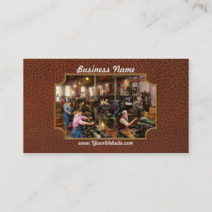 Cartão De Visita Operador - a classe mestra 1920