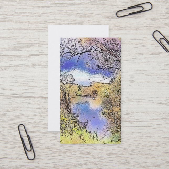 CARTÃO DE VISITA OPINIÕES DA INGLATERRA (Frente/Verso In Situ)