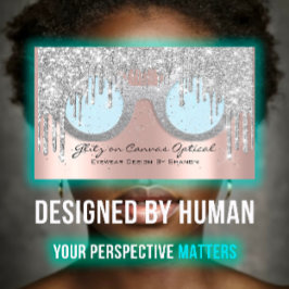 Cartão De Visita Óptico Óptico Óptico Rosa de óculos