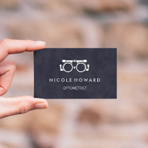 Cartão De Visita Optometrista  Equipamento De Phoropter