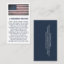 Oração de Soldado Bandeira Militar norte-americana