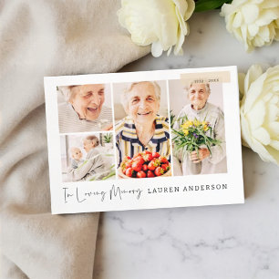 Cartão De Visita Orador Simples de Fotografias Moderno 7 Memorial