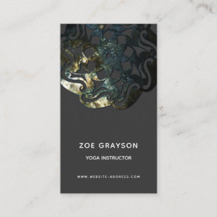 Cartão De Visita Orgânico Elegante, Terapia de Massagem   Instruto