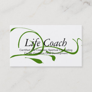 Cartão De Visita Orientação de Aconselhamento Espiritual Coach de V