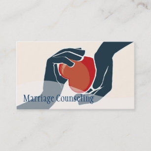 Cartão De Visita Orientação de Grupo de Aconselhamento de Casamento