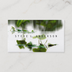 Cartão De Visita ©Oriental Zen Nature Fotografia Pond Lily Pads